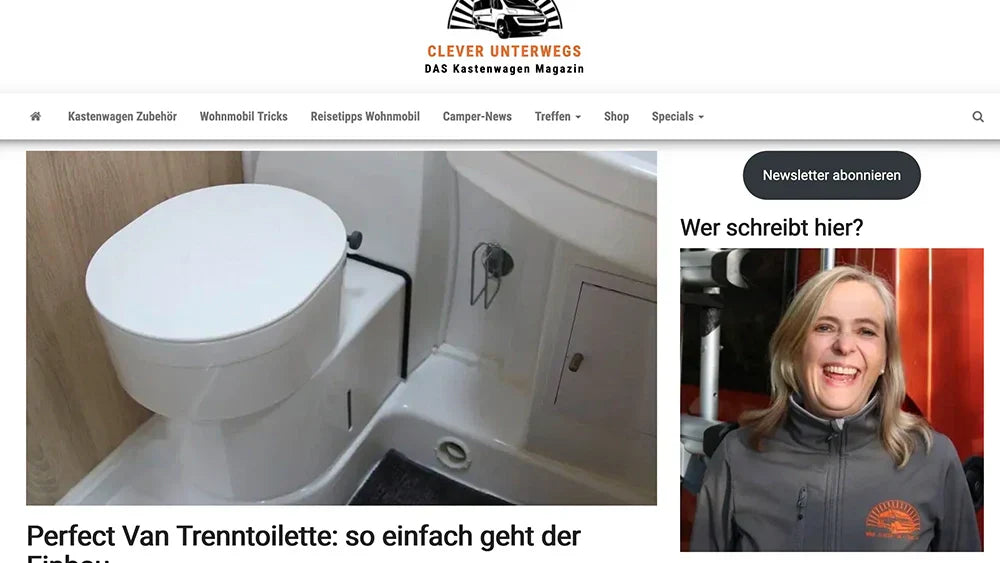 Umbau im Clever Van: Thetford C220 raus - Perfect Van Trenntoilette rein