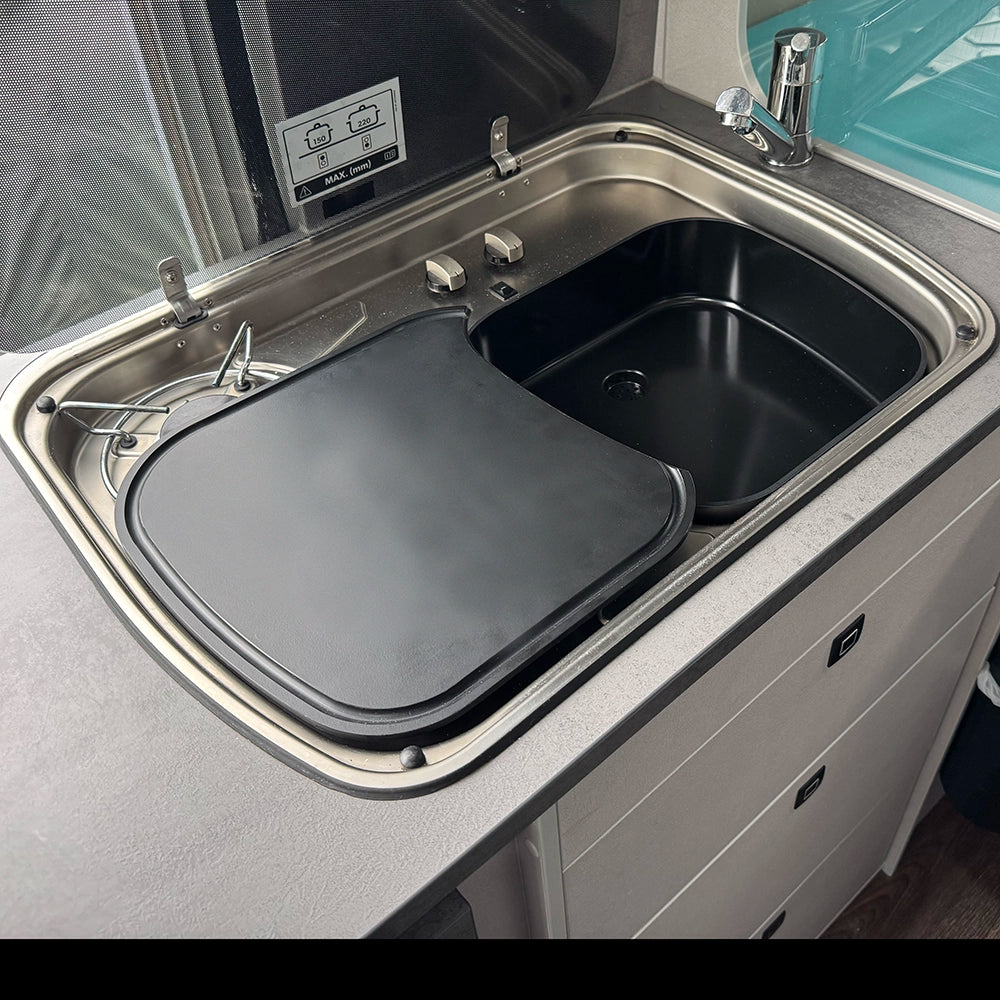 Spüleinsatz mit Schneidebrett und Abtropffläche für Dometic HSG2445