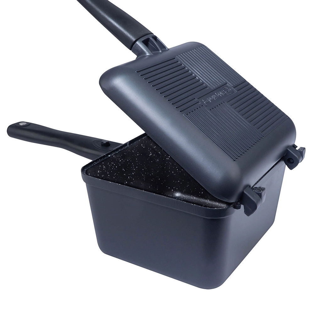 RidgeMonkey Connect Deep Pan & Griddle Granite Edition