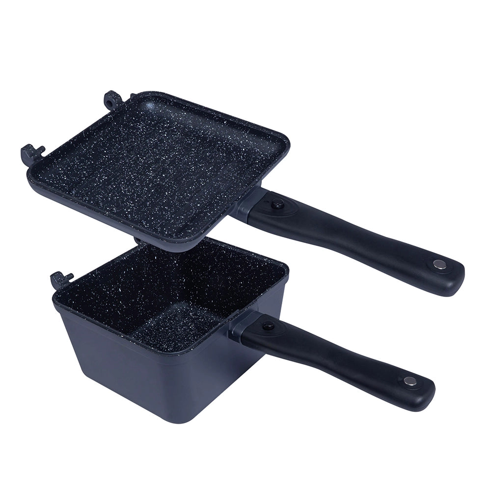RidgeMonkey Connect Deep Pan & Griddle Granite Edition