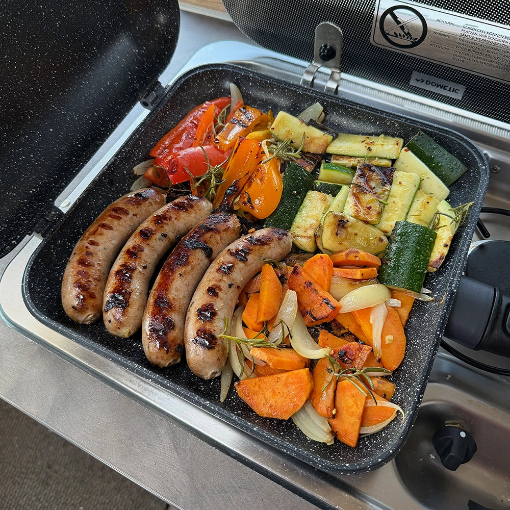 RidgeMonkey Connect Pan & Griddle XXL Granite Edition