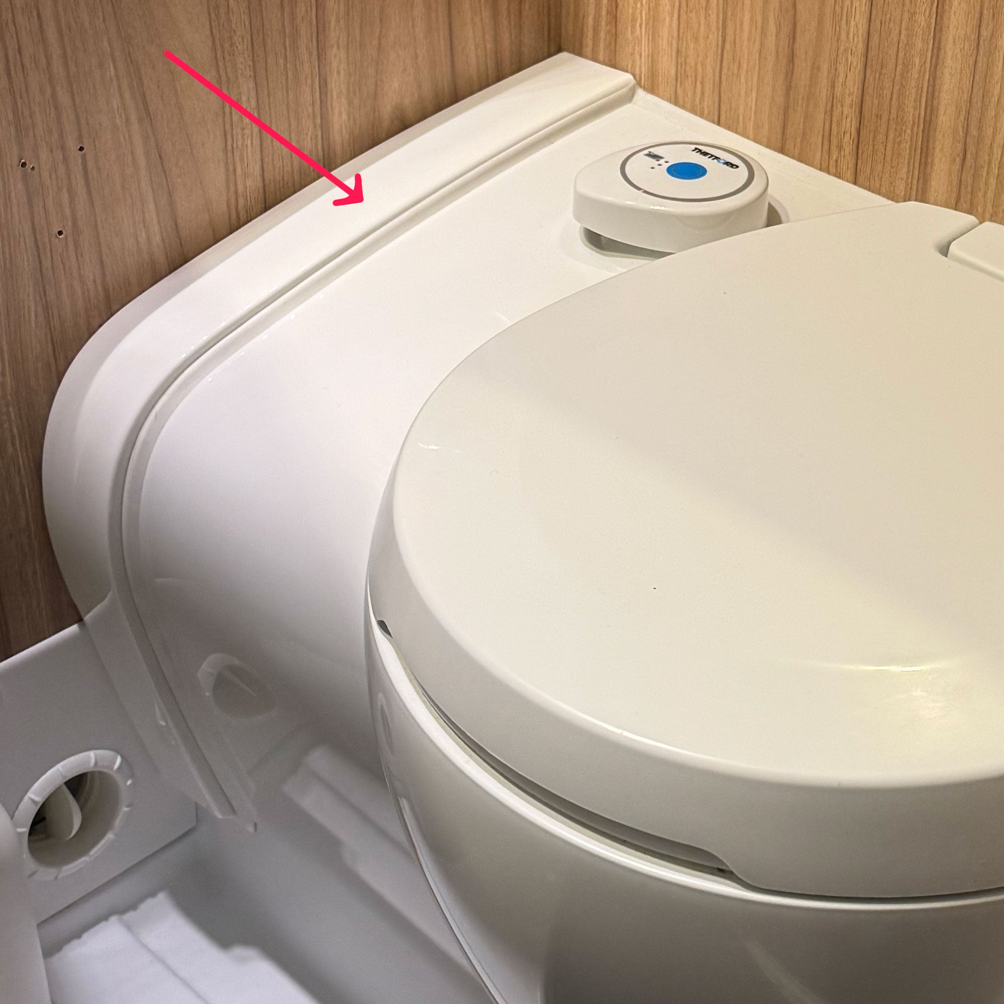 Thetford Banktoilette Blende Wandabstandsblende