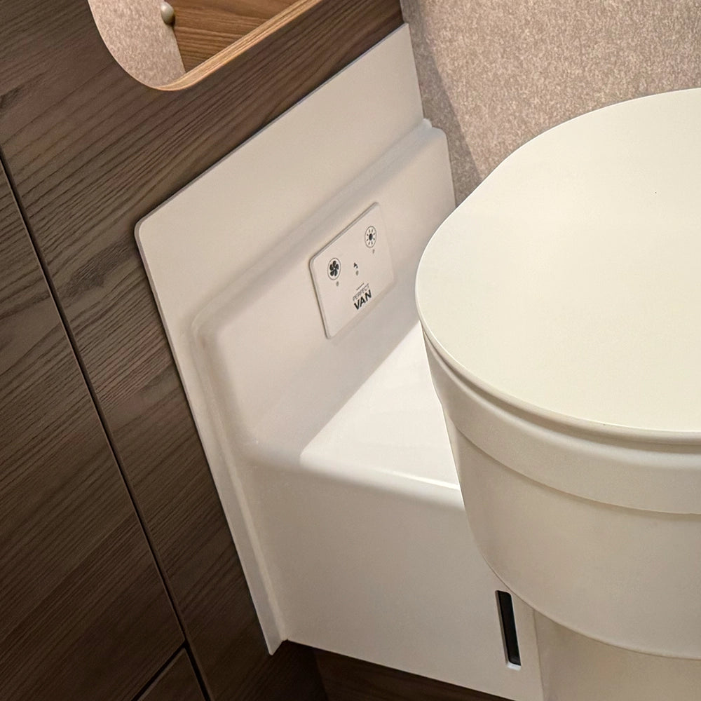 Perfect Van Banktoilette Trenntoilette Wandblende Blende