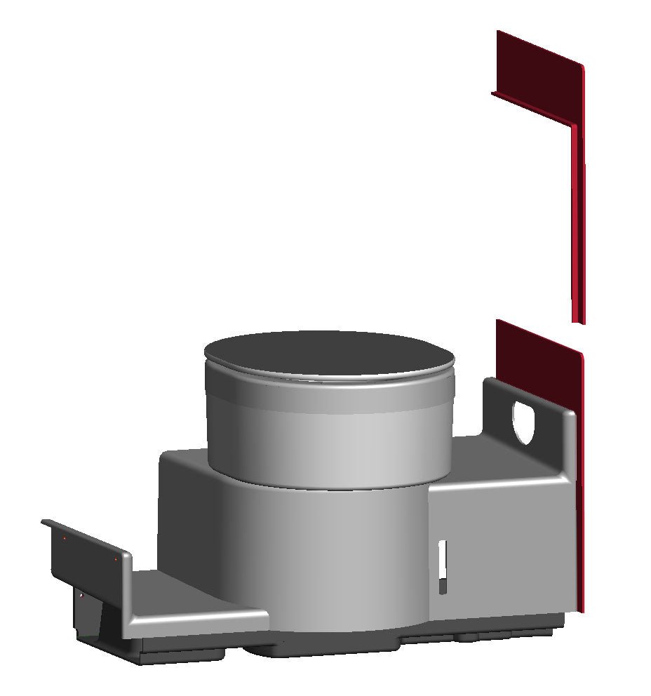 Perfect Van Banktoilette Trenntoilette Wandblende Blende Blendenrahmen