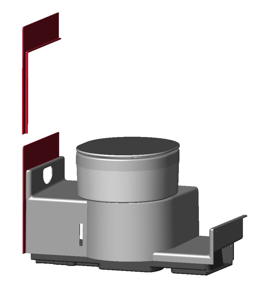 Perfect Van Banktoilette Trenntoilette Wandblende Blende Blendenrahmen