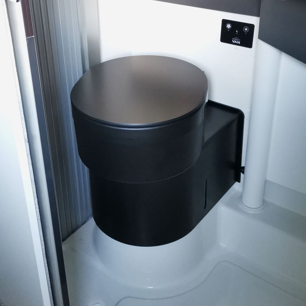 Perfect Van Trenntoilette Trockentrenntoilette schwarz