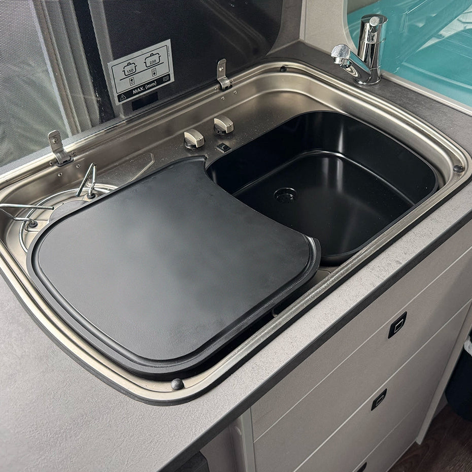 Spüleinsatz mit Schneidebrett und Abtropffläche für Dometic HSG2445