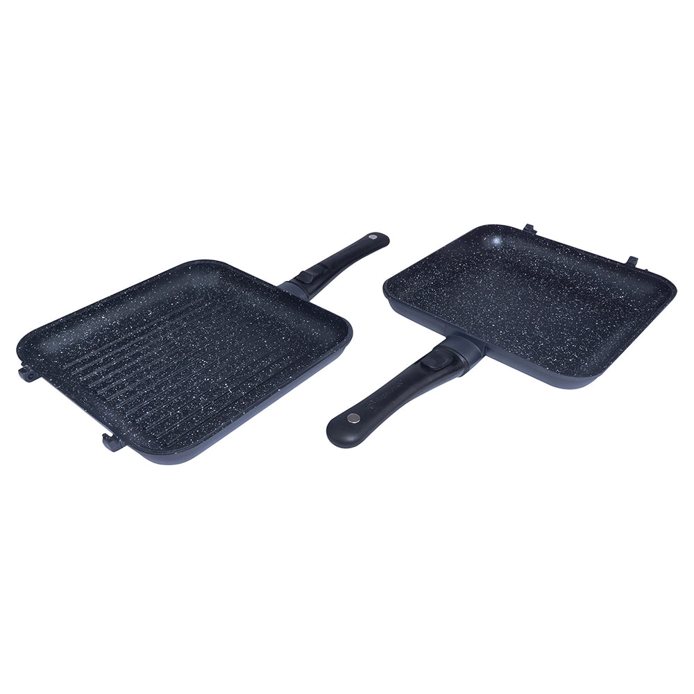 RidgeMonkey Connect Pan & Griddle XXL Granite Edition