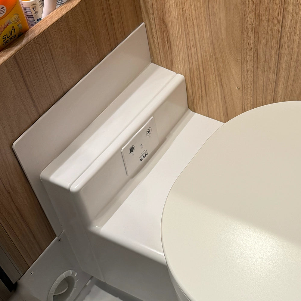 Perfect Van Banktoilette Trenntoilette Wandblende Blende