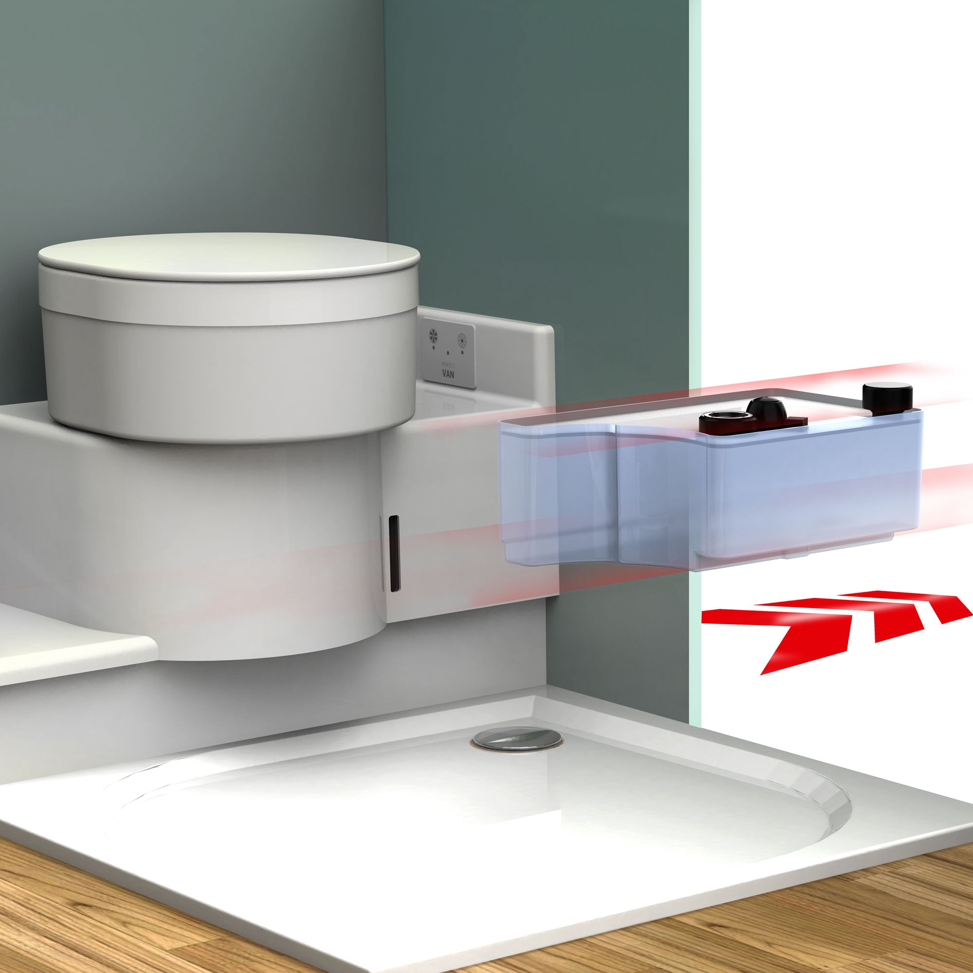 Perfect Van Trenntoilette Trockentrenntoilette Banktoilette