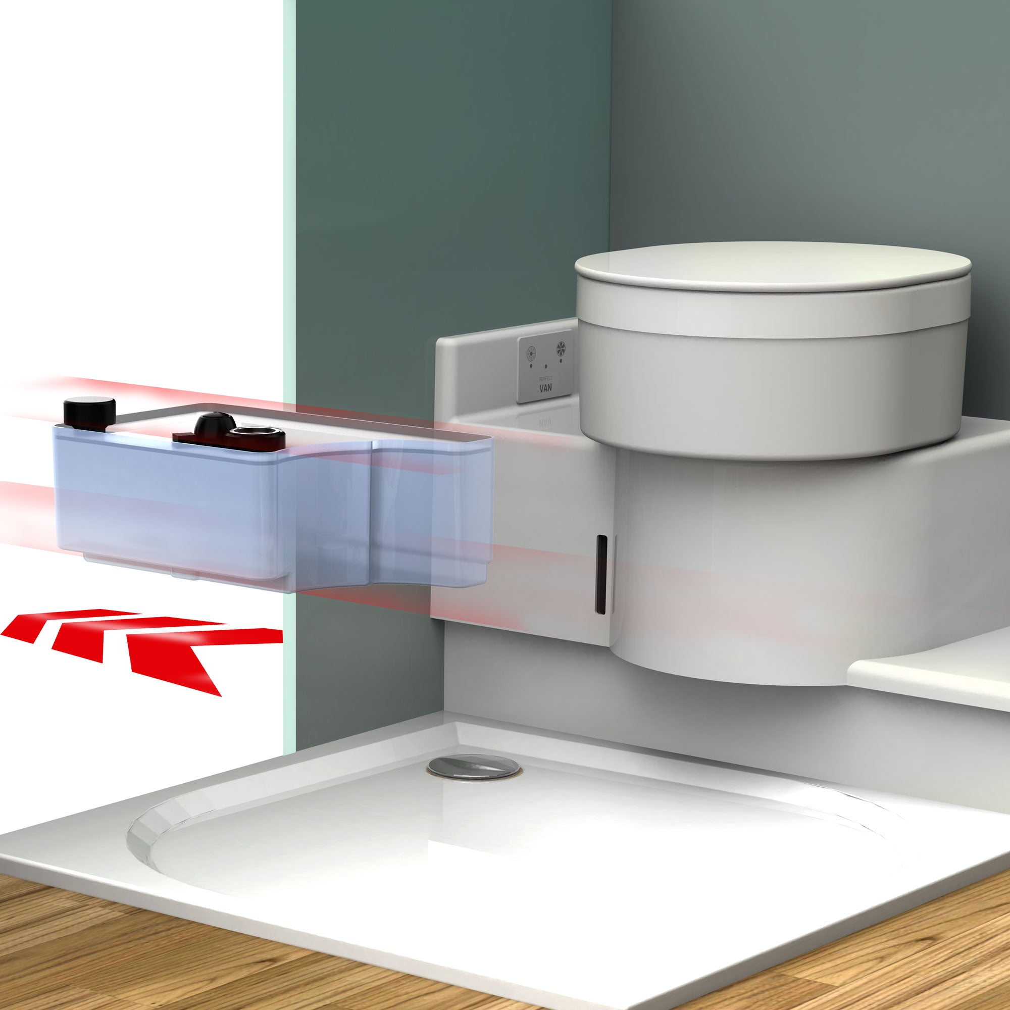 Perfect Van Trenntoilette Trockentrenntoilette Banktoilette