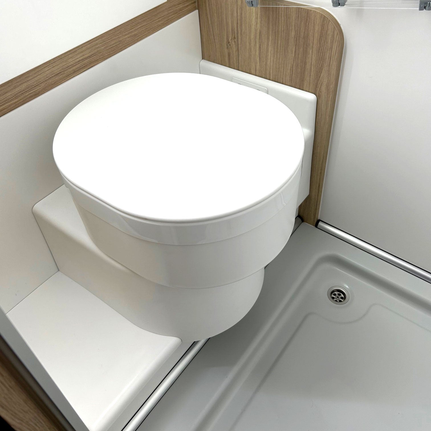 Perfect Van Trenntoilette Trockentrenntoilette Banktoilette weiß